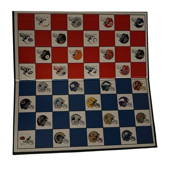 Licensed Nfl Checker Set Cleveland Browns Pittsburgh Steelers Vintage 1993 - Picture 5 of 8